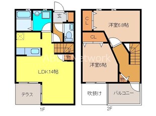 プレミアムアイランド西島Ⅲの物件間取画像